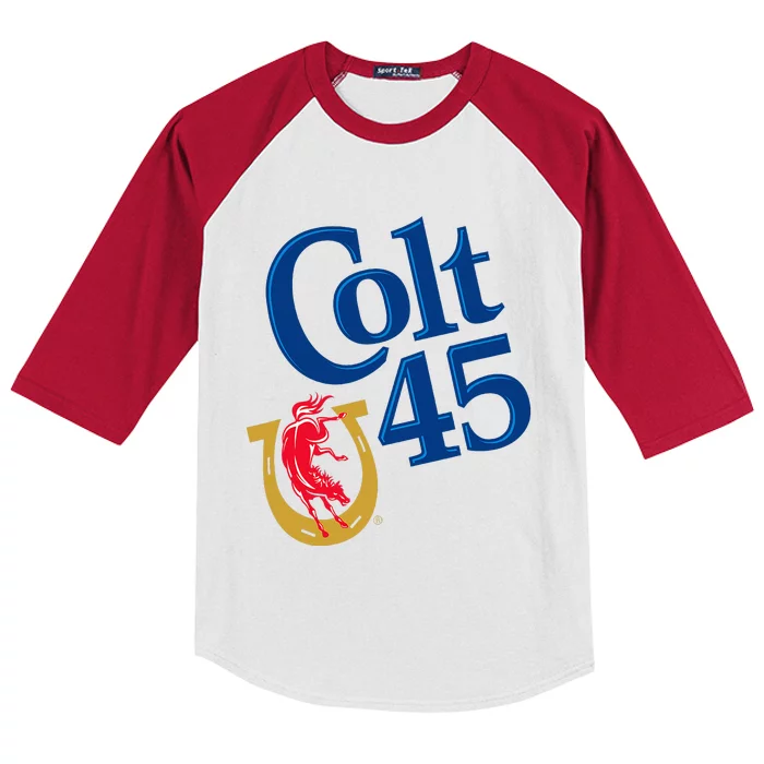 Colt 45 Beer Style Kids Colorblock Raglan Jersey