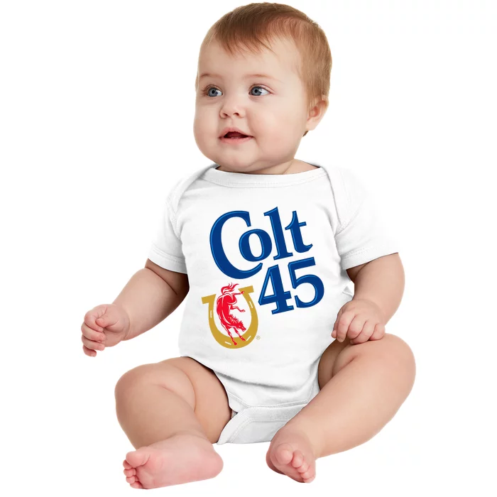 Colt 45 Beer Style Baby Bodysuit