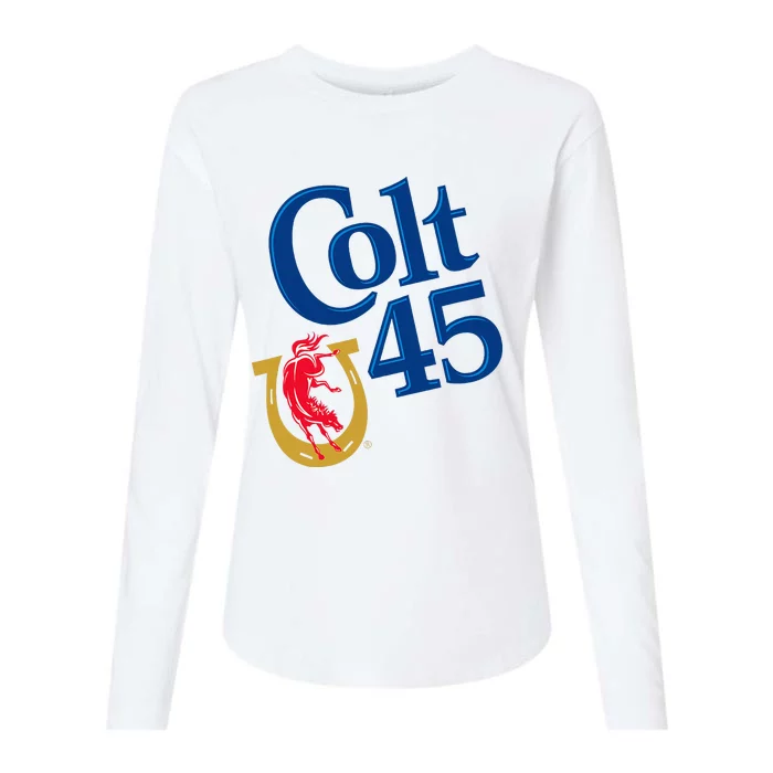 Colt 45 Beer Style Womens Cotton Relaxed Long Sleeve T-Shirt