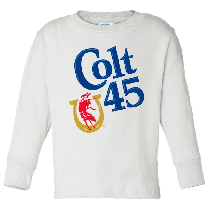 Colt 45 Beer Style Toddler Long Sleeve Shirt