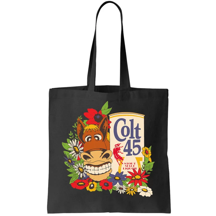 Colt 45 Classic Floral Donkey Tote Bag