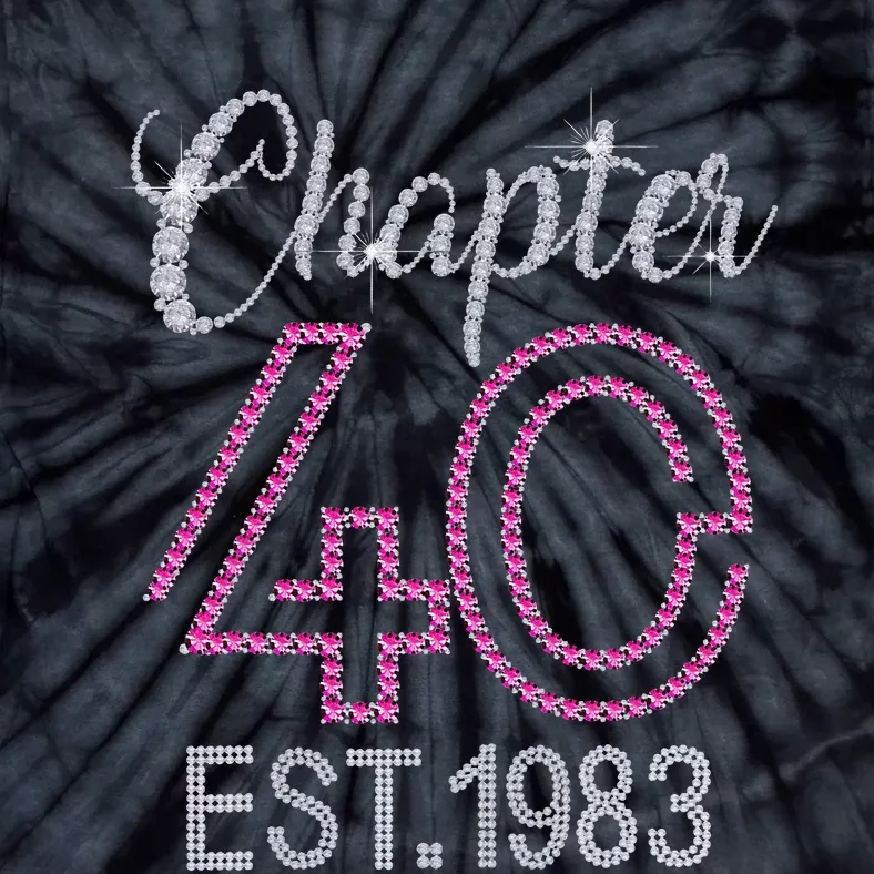 Chapter 40 EST 1983 40th Birthday Gift For Womens Tie-Dye T-Shirt