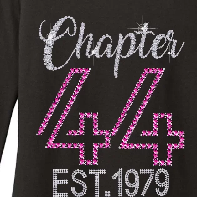 Chapter 44 EST 1979 44th Birthday Gift For Womens Womens CVC Long Sleeve Shirt