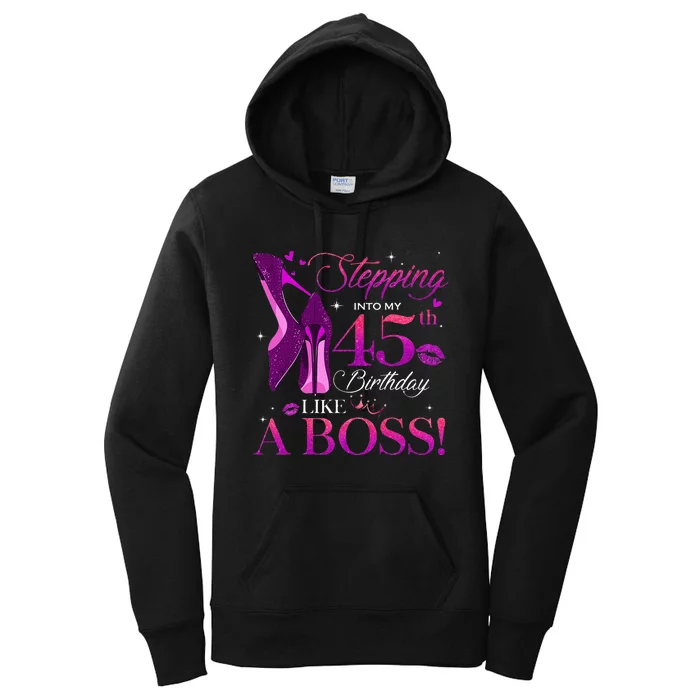 Chapter 45 Fabulous Since 1978 45th Birthday Queen Women's Pullover Hoodie