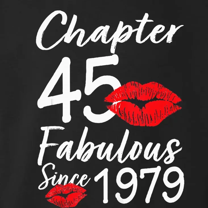 Chapter 45 Fabulous Since 1979 45th Birthday Lips Toddler Hoodie