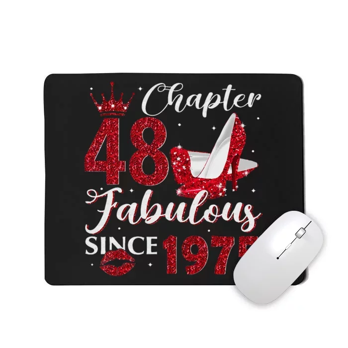 Chapter 48 Fabulous Since 1975 48Th Birthday Gift For Women Mousepad