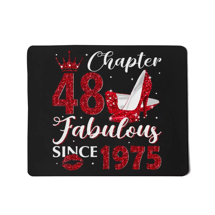 Chapter 48 Fabulous Since 1975 48Th Birthday Gift For Women Mousepad