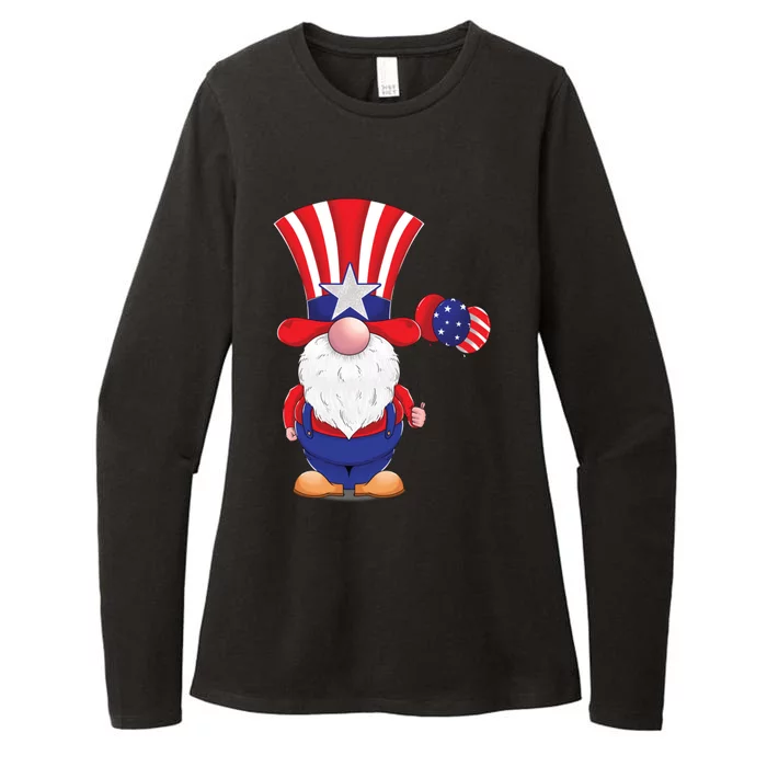 Cute 4th July Gnome Gift Womens CVC Long Sleeve Shirt