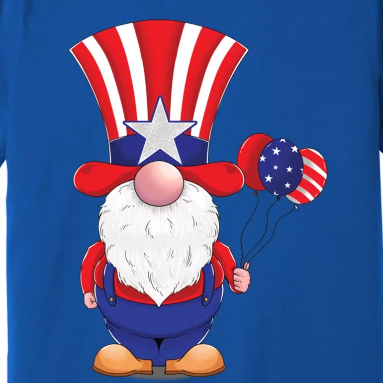 Cute 4th July Gnome Gift Premium T-Shirt