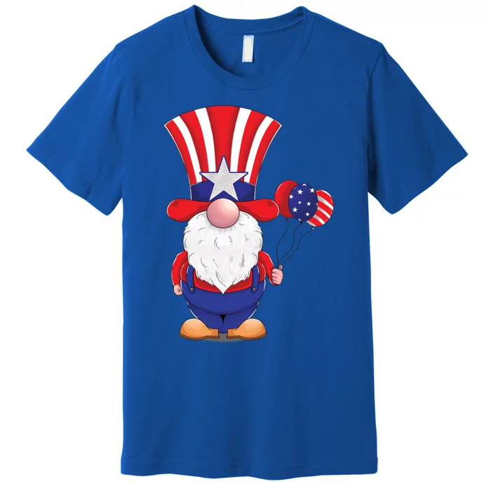 Cute 4th July Gnome Gift Premium T-Shirt