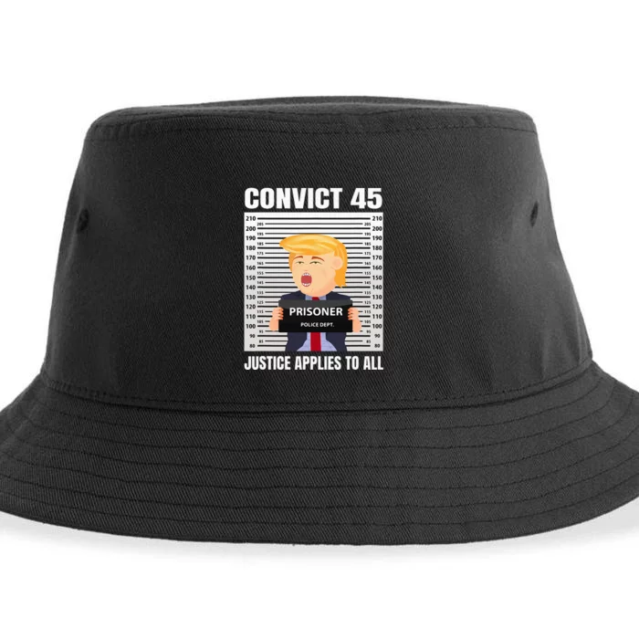 Convict 45 No One Is Above The Law Sustainable Bucket Hat