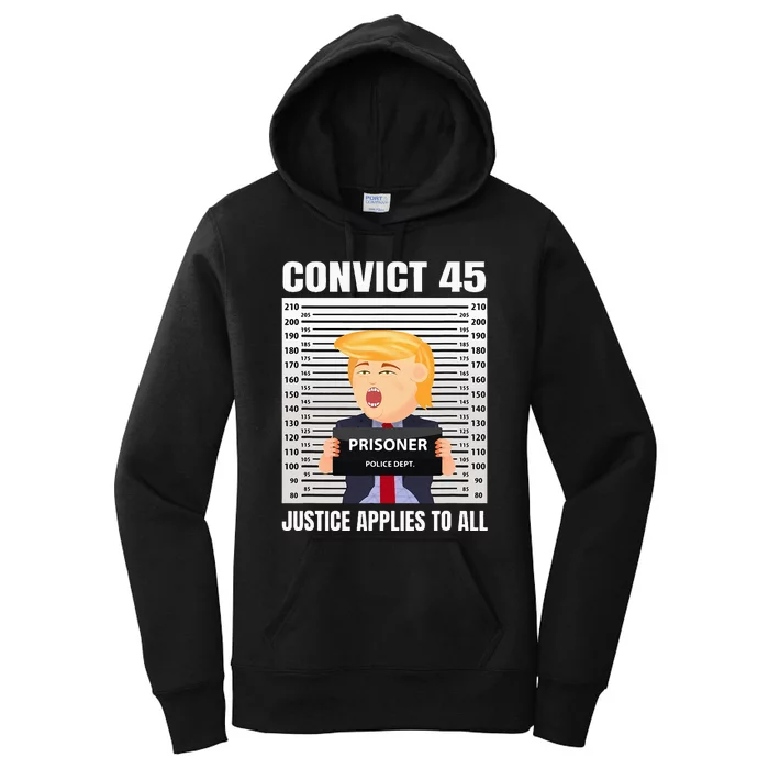 Convict 45 No One Is Above The Law Women's Pullover Hoodie