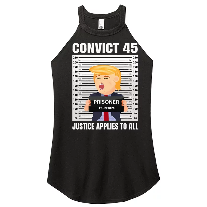 Convict 45 No One Is Above The Law Women’s Perfect Tri Rocker Tank