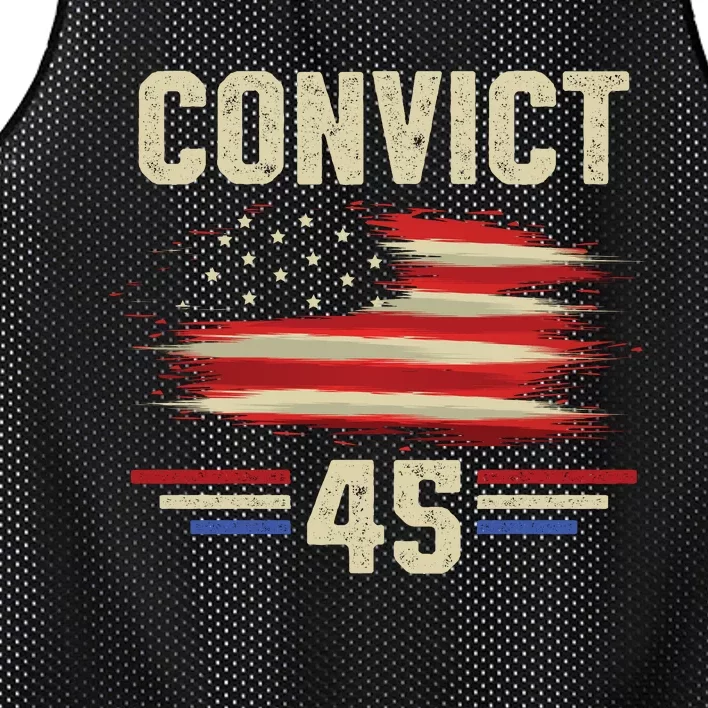 Convict 45 No One Man Or Woman Is Above The Law Mesh Reversible Basketball Jersey Tank