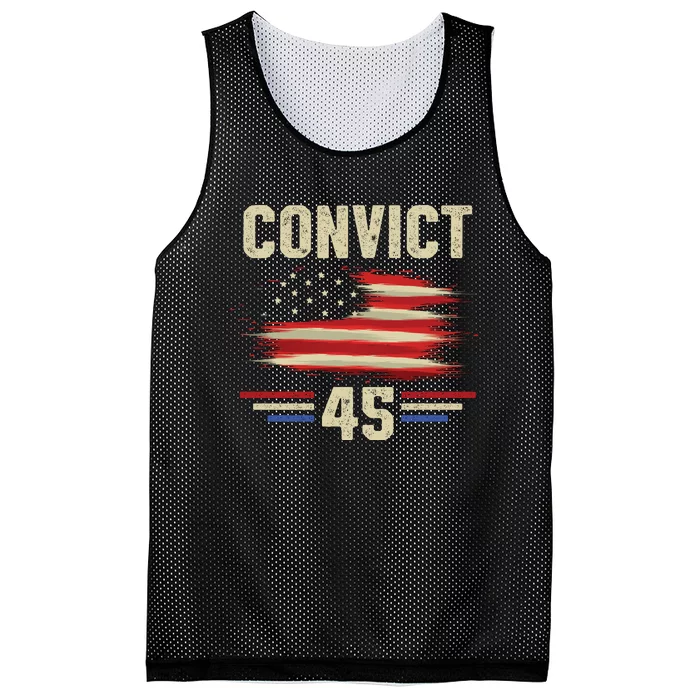 Convict 45 No One Man Or Woman Is Above The Law Mesh Reversible Basketball Jersey Tank