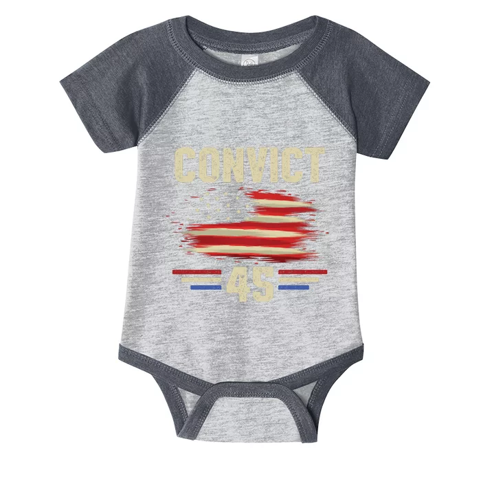 Convict 45 No One Man Or Woman Is Above The Law Infant Baby Jersey Bodysuit