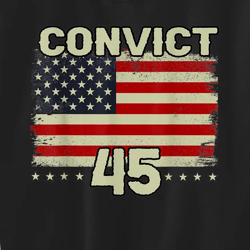 Convict 45 No One Man Or Woman Is Above The Law Kids Sweatshirt