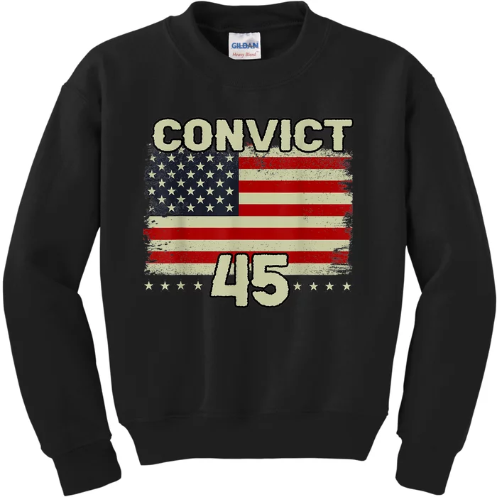 Convict 45 No One Man Or Woman Is Above The Law Kids Sweatshirt