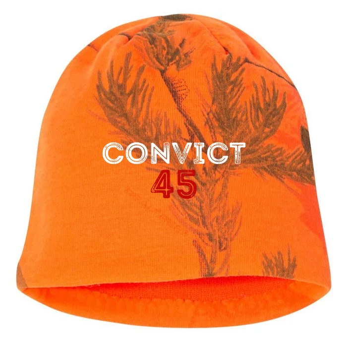 Convict 45 No One Man Or Woman Is Above The Law Kati - Camo Knit Beanie