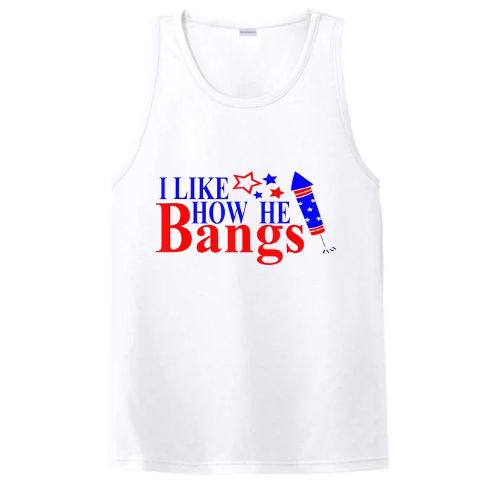 Couples 4th Of July S For Her I Like How He Bangs Performance Tank