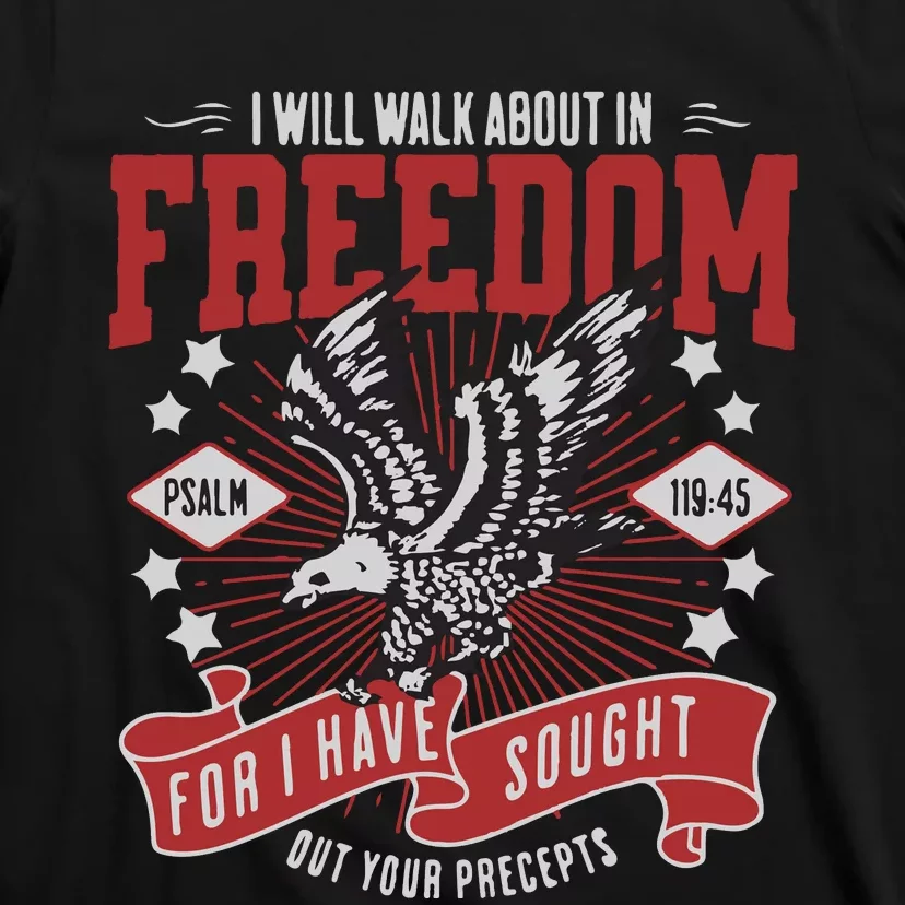 Christian 4th Of July Christian Freedom T-Shirt