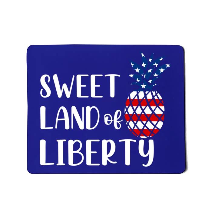 Cute 4th Of July Gift Sweet Land Of Liberty Gift Mousepad