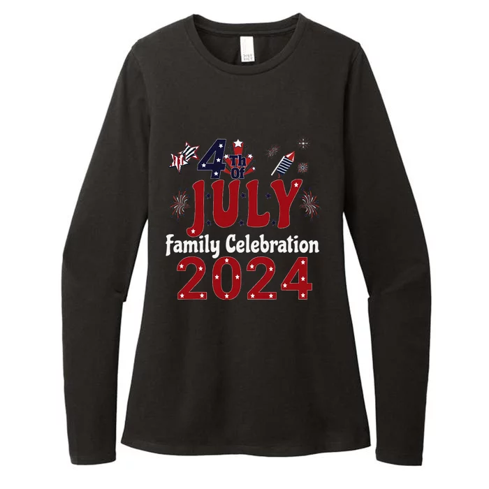 Celebrate 4th Of July 2024 With Family Matching Group Womens CVC Long Sleeve Shirt