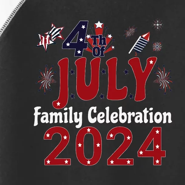 Celebrate 4th Of July 2024 With Family Matching Group Toddler Fine Jersey T-Shirt