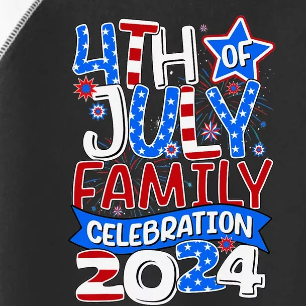 Celebrate 4th Of July 2024 With Family Matching Group Toddler Fine Jersey T-Shirt