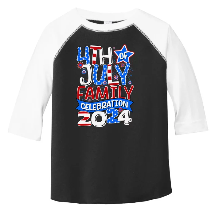 Celebrate 4th Of July 2024 With Family Matching Group Toddler Fine Jersey T-Shirt