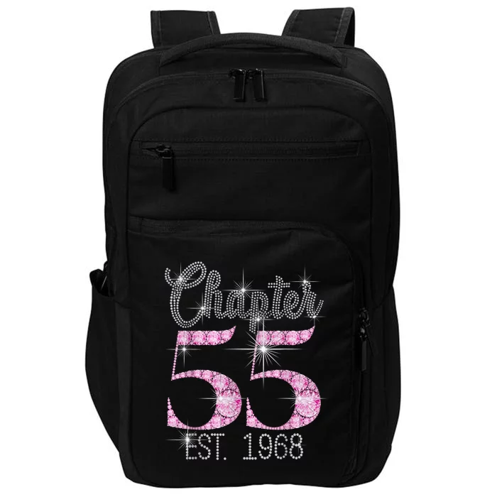 Chapter 55th Birthday Est 1968 Birthday Gift Impact Tech Backpack