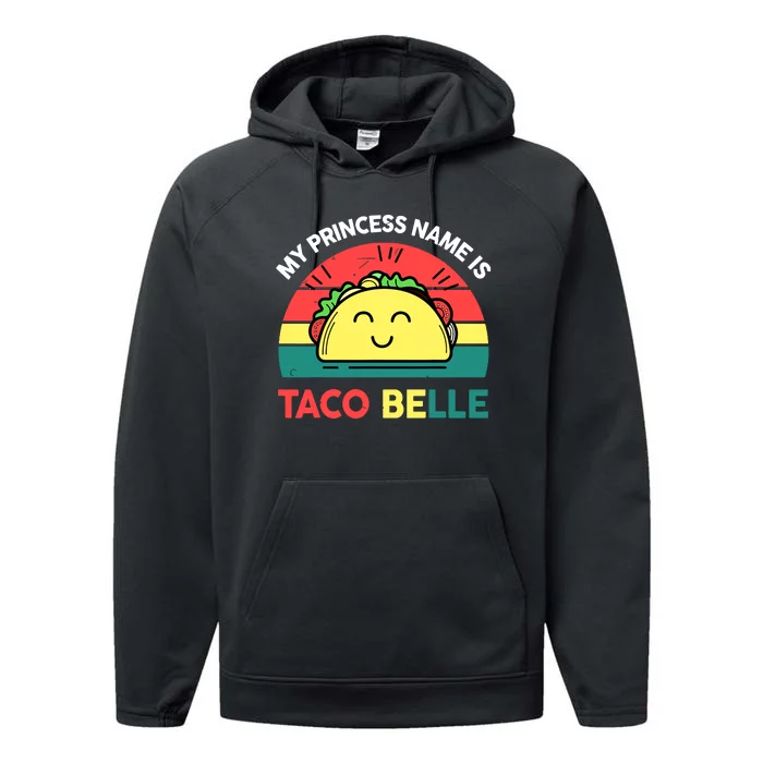 Cinco 5 De Mayo Mexican Fiesta Taco Belle Funny Performance Fleece Hoodie