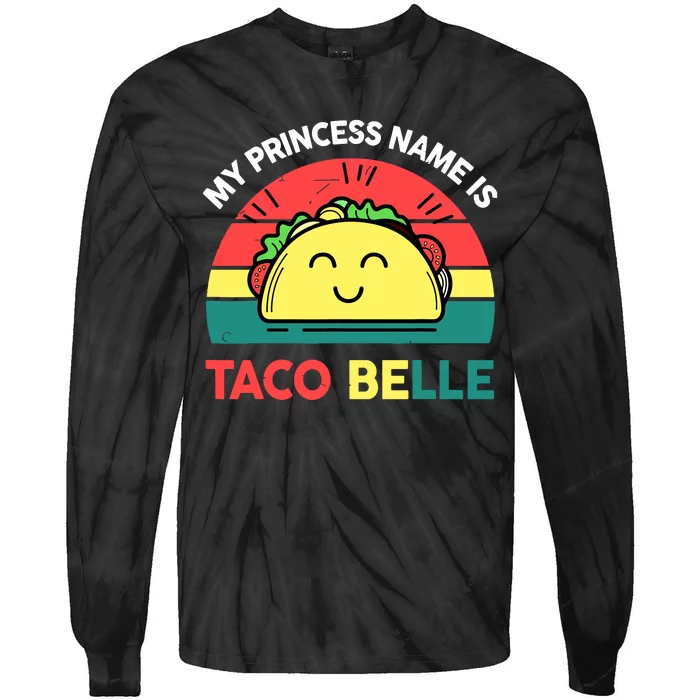 Cinco 5 De Mayo Mexican Fiesta Taco Belle Funny Tie-Dye Long Sleeve Shirt