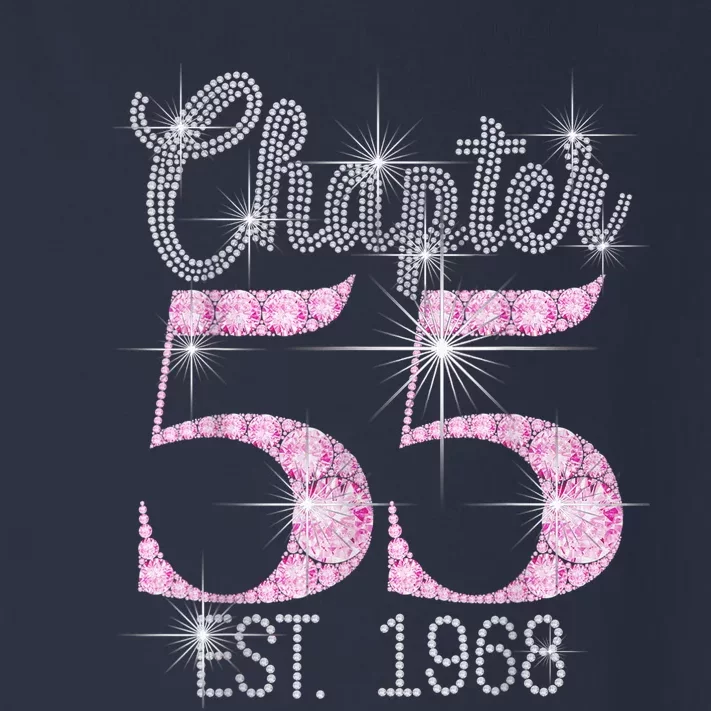 Chapter 55 EST 1968 55th Birthday Tee Gift For Wo Toddler Long Sleeve Shirt