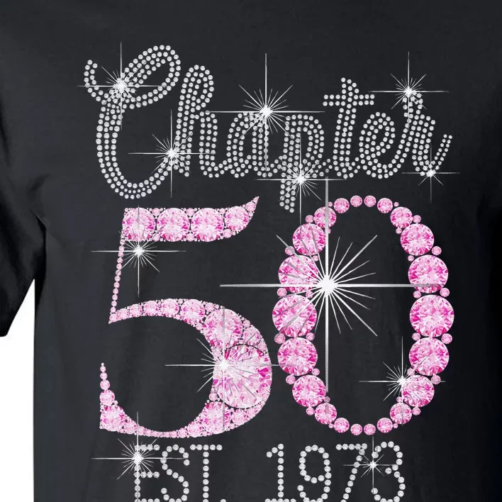 Chapter 50 EST 1973 50Th Birthday Gift For Cute Tall T-Shirt