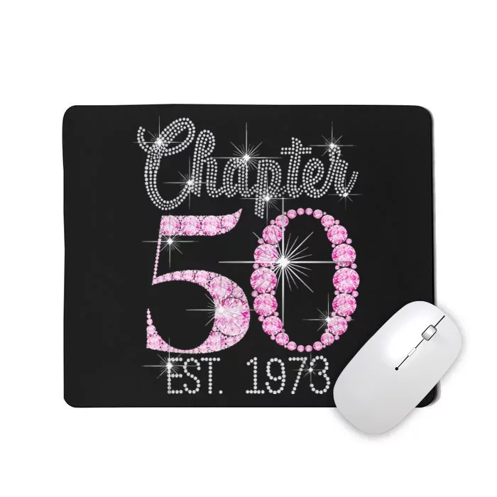 Chapter 50 EST 1973 50Th Birthday Gift For Cute Mousepad