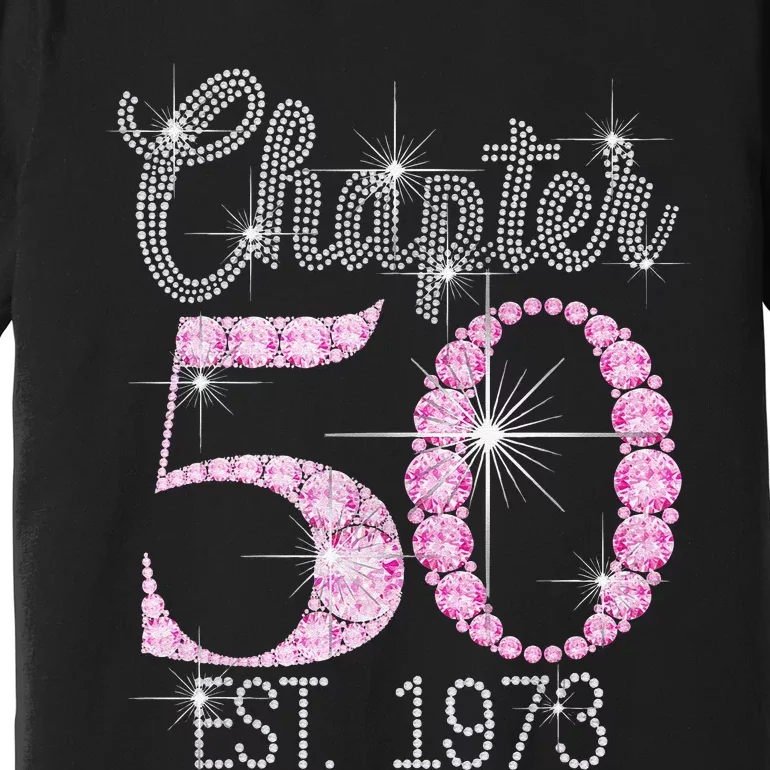 Chapter 50 EST 1973 50Th Birthday Gift For Cute Premium T-Shirt