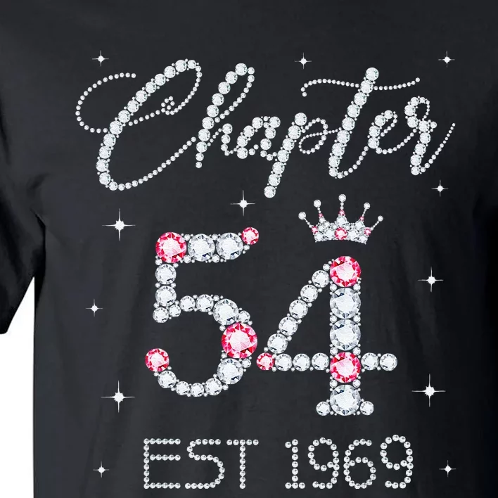 Chapter 54 EST 1969 54th Birthday Gift For Women Ladies Tall T-Shirt