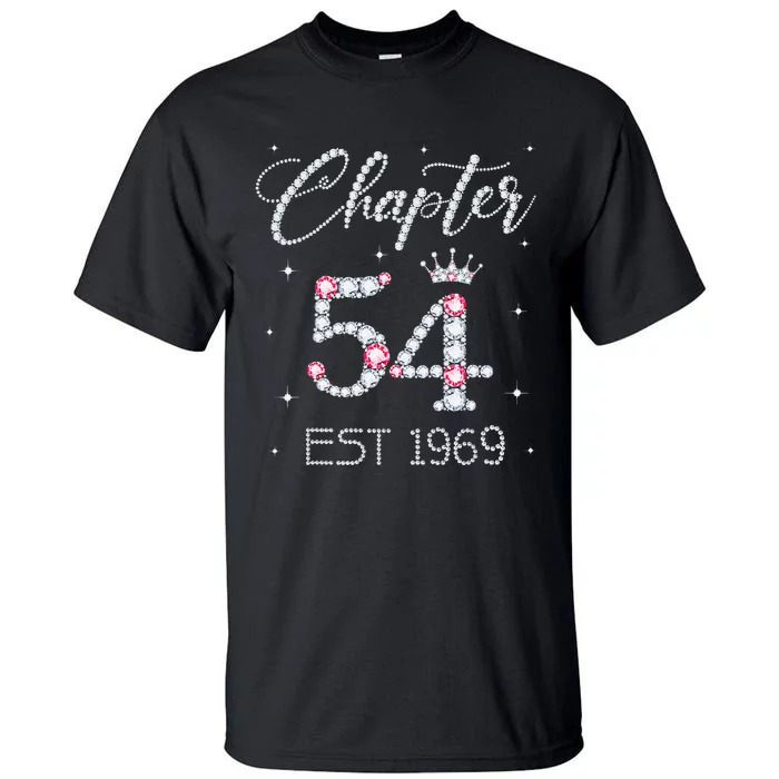 Chapter 54 EST 1969 54th Birthday Gift For Women Ladies Tall T-Shirt