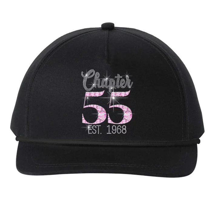 Chapter 55 EST 1968 55th Birthday Gift For Cute Snapback Five-Panel Rope Hat