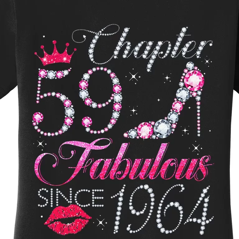 Chapter 59 Fabulous Since 1964 59Th Birthday Gift For Women Women's T-Shirt