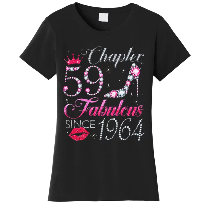 Chapter 59 Fabulous Since 1964 59Th Birthday Gift For Women Women's T-Shirt