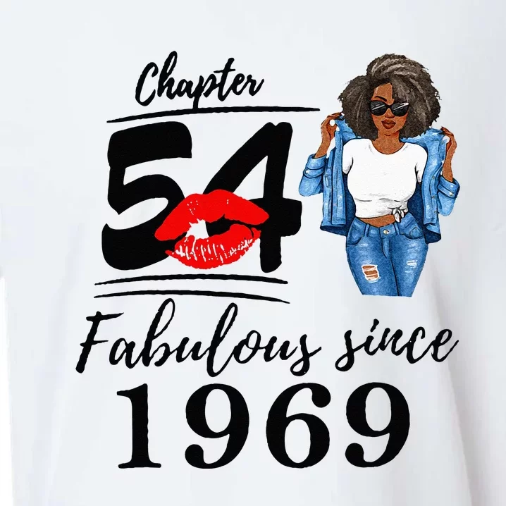 Chapter 54 Fabulous Since 1969 54th Birthday Sueded Cloud Jersey T-Shirt