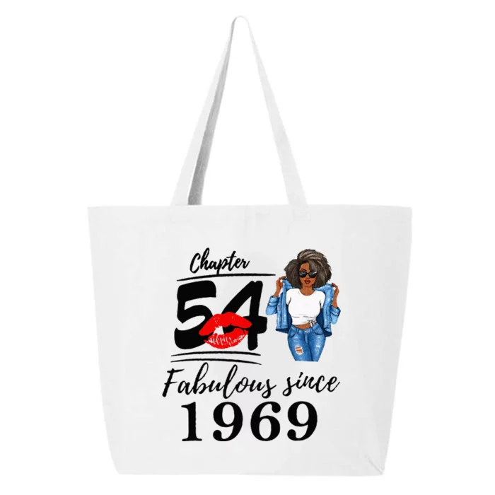 Chapter 54 Fabulous Since 1969 54th Birthday 25L Jumbo Tote