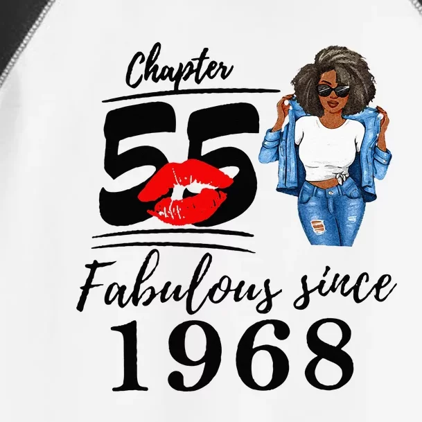 Chapter 55 Fabulous Since 1968 55th Birthday Toddler Fine Jersey T-Shirt