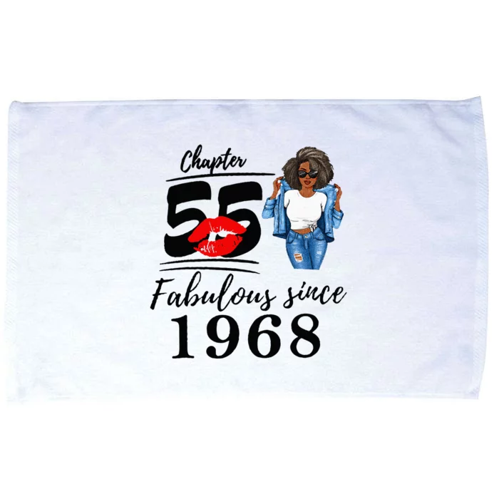 Chapter 55 Fabulous Since 1968 55th Birthday Microfiber Hand Towel