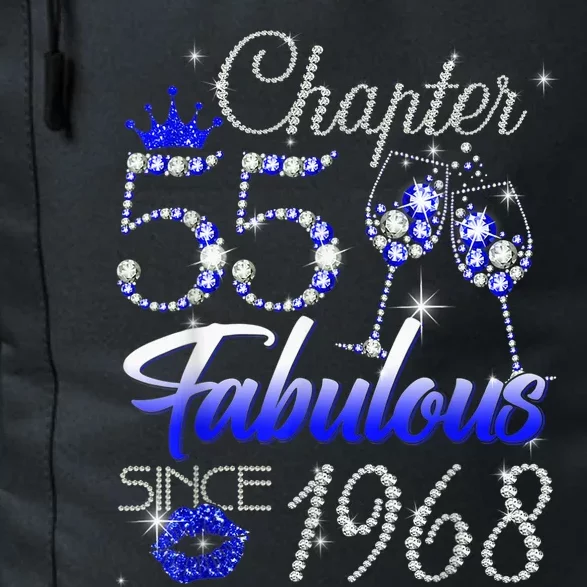 Chapter 55 Fabulous Since 1968 55th Birthday Queen Daily Commute Backpack