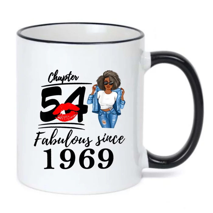 Chapter 54 Fabulous Since 1969 54th Birthday Tee For Black Black Color Changing Mug