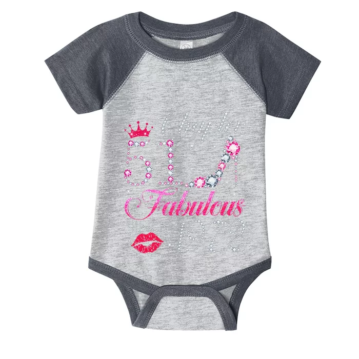 Chapter 51 Fabulous Since 1972 51st Birthday Gift For Women Infant Baby Jersey Bodysuit