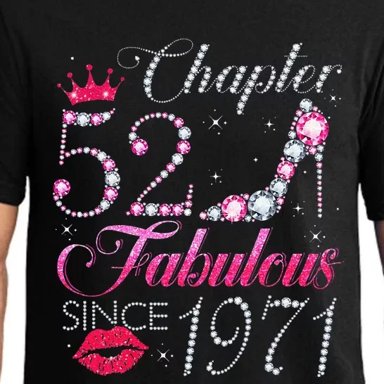 Chapter 52 Fabulous Since 1971 52nd Birthday Gift For Women Pajama Set